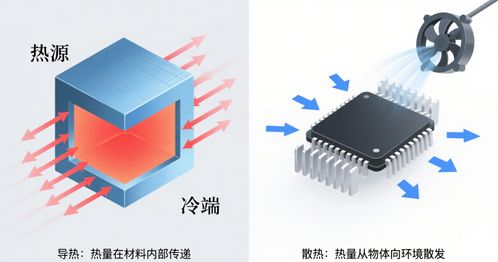 導熱與散熱 材料科學中的關鍵差異與協同作用
